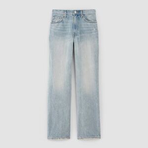 Everlane Women's High Rise Straight Jean in Weathered Beach, Size 23